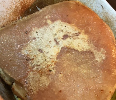 Paleta de cerdo asada al horno: receta jugosa con salsa, gelatina y carne para pulled pork