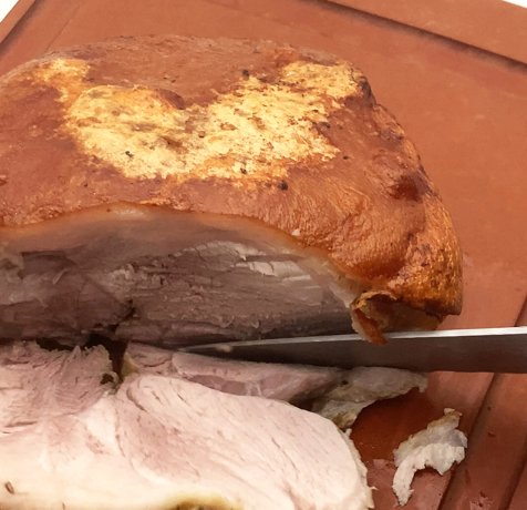 Paleta de cerdo asada al horno: receta jugosa con salsa, gelatina y carne para pulled pork