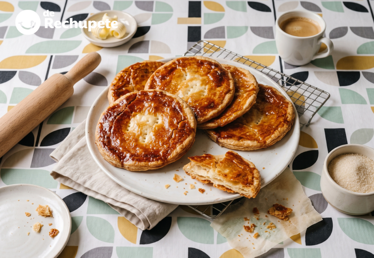 Pantortillas de Reinosa, el hojaldre fino que se carameliza en el horno