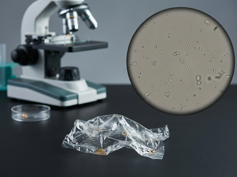 Plastic eating, la moda viral de comer con plástico en la boca y por qué es una mala idea