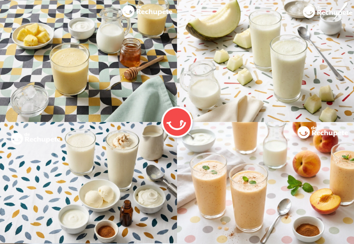 Las mejores recetas de batidos caseros. Ideas para sacar partido a la batidora
