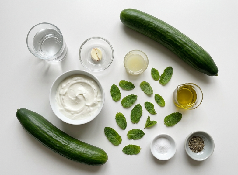 Sopa fría de pepino, yogur y hierbabuena, una receta ligera para tomar bien fresca