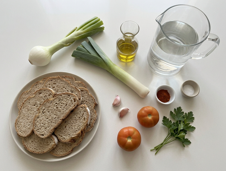 Sopes mallorquines, la sopa seca de verduras y pan que se come con tenedor