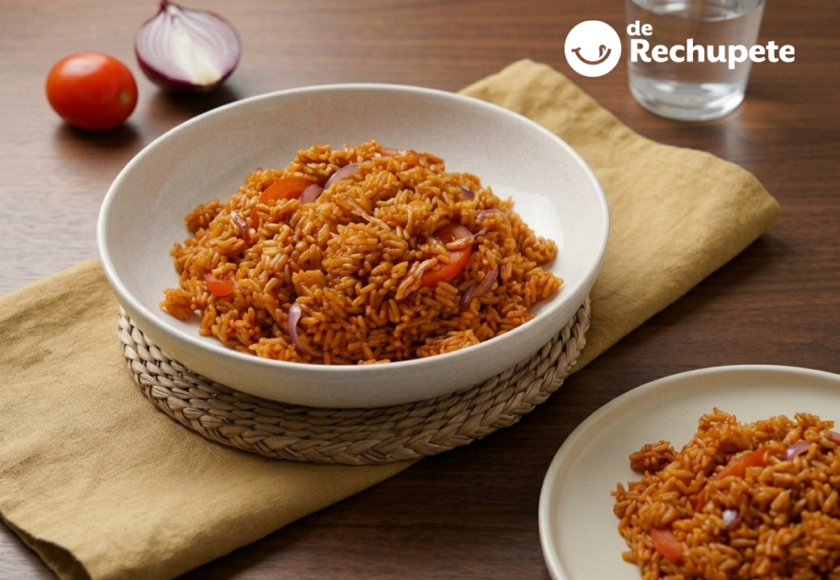 Arroz jollof nigeriano, el arroz rojo de África occidental