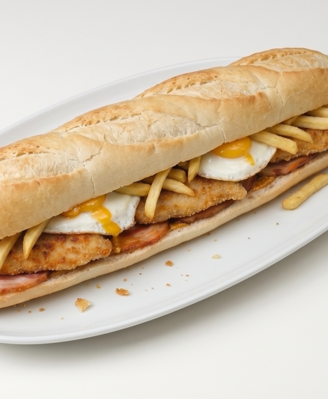 Bocadillo El Pollazo, el gigante de San Fernando que nació para quitar el hambre