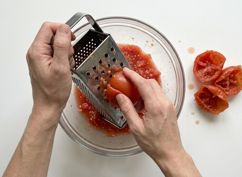 Bocadillo La Catalana de Murcia, el clásico de jamón serrano y tomate de los bares murcianos