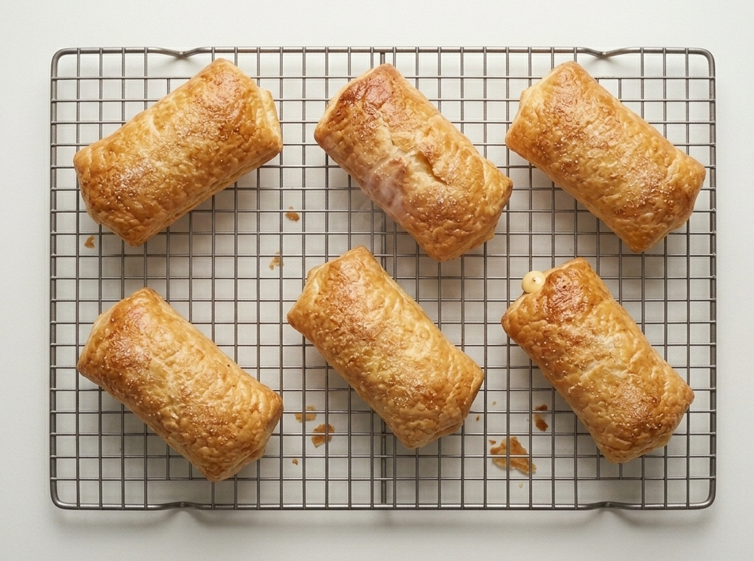 Cañas de chocolate rellenas de crema, un clásico de las meriendas de la EGB