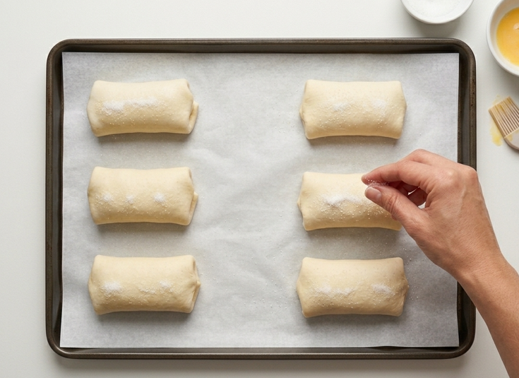 Cañas de chocolate rellenas de crema, un clásico de las meriendas de la EGB