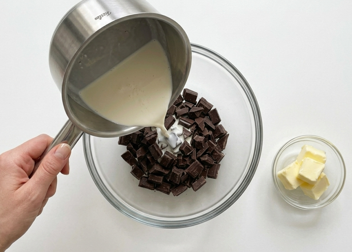 Chinitos de Almería, el bollo de crema y chocolate que se corta en media luna