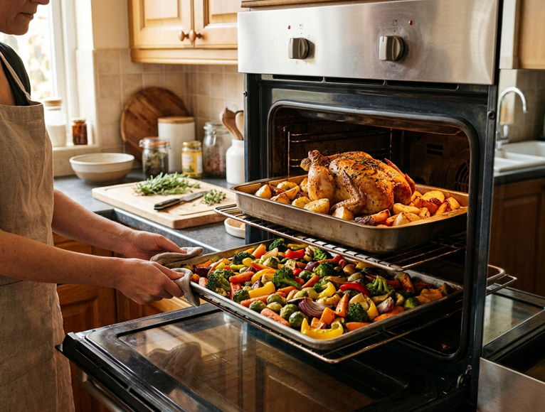 Freidora de aire, mini horno u horno: cuál compensa más según lo que cocines
