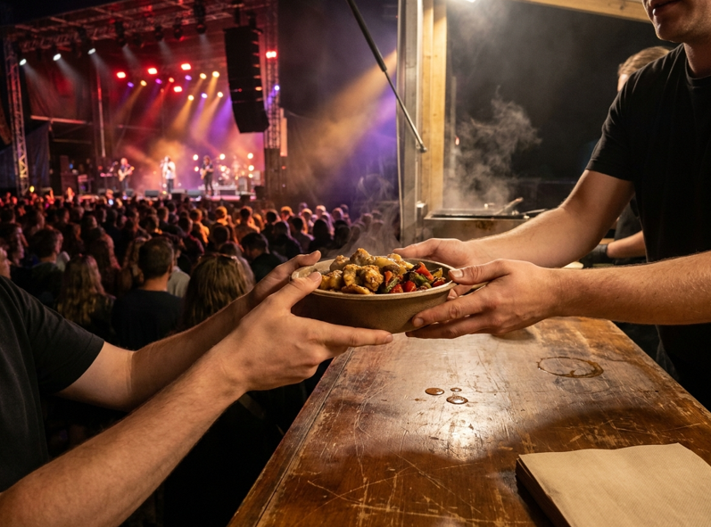 La comida también se sube al escenario: los festivales convierten la gastronomía en parte del espectáculo