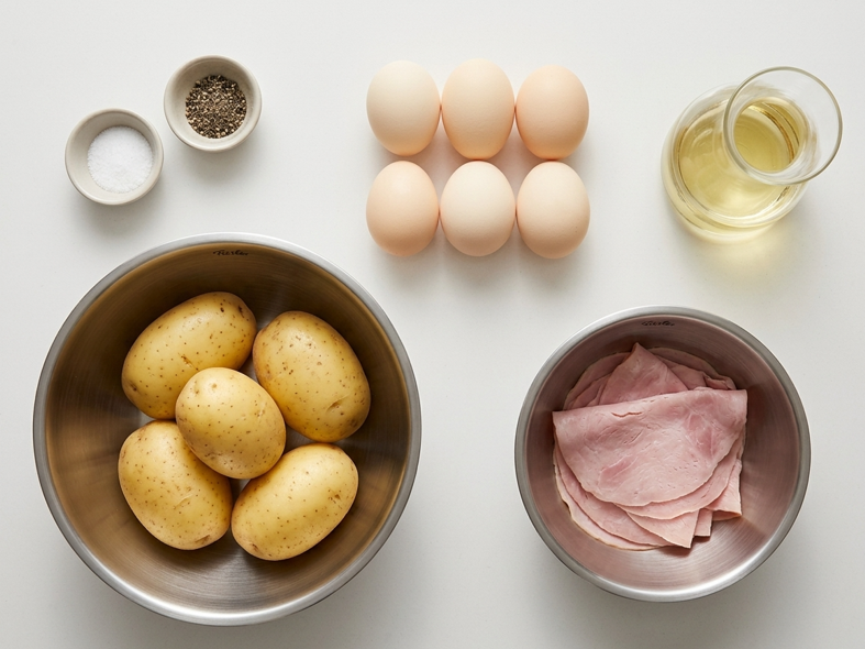 Gramajo, el revuelto argentino de jamón y patatas paja