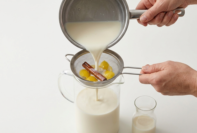Leche rizada granadina, un postre diferente