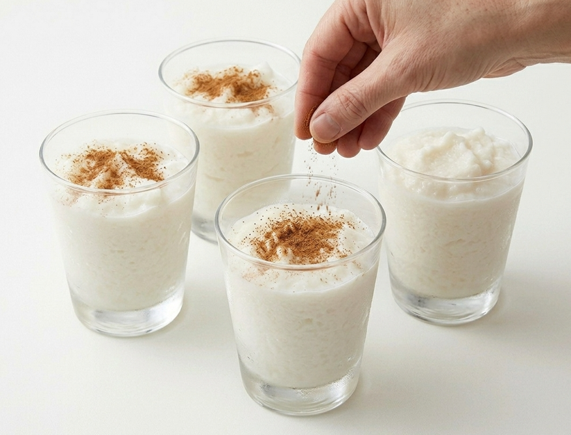 Leche rizada granadina, un postre diferente