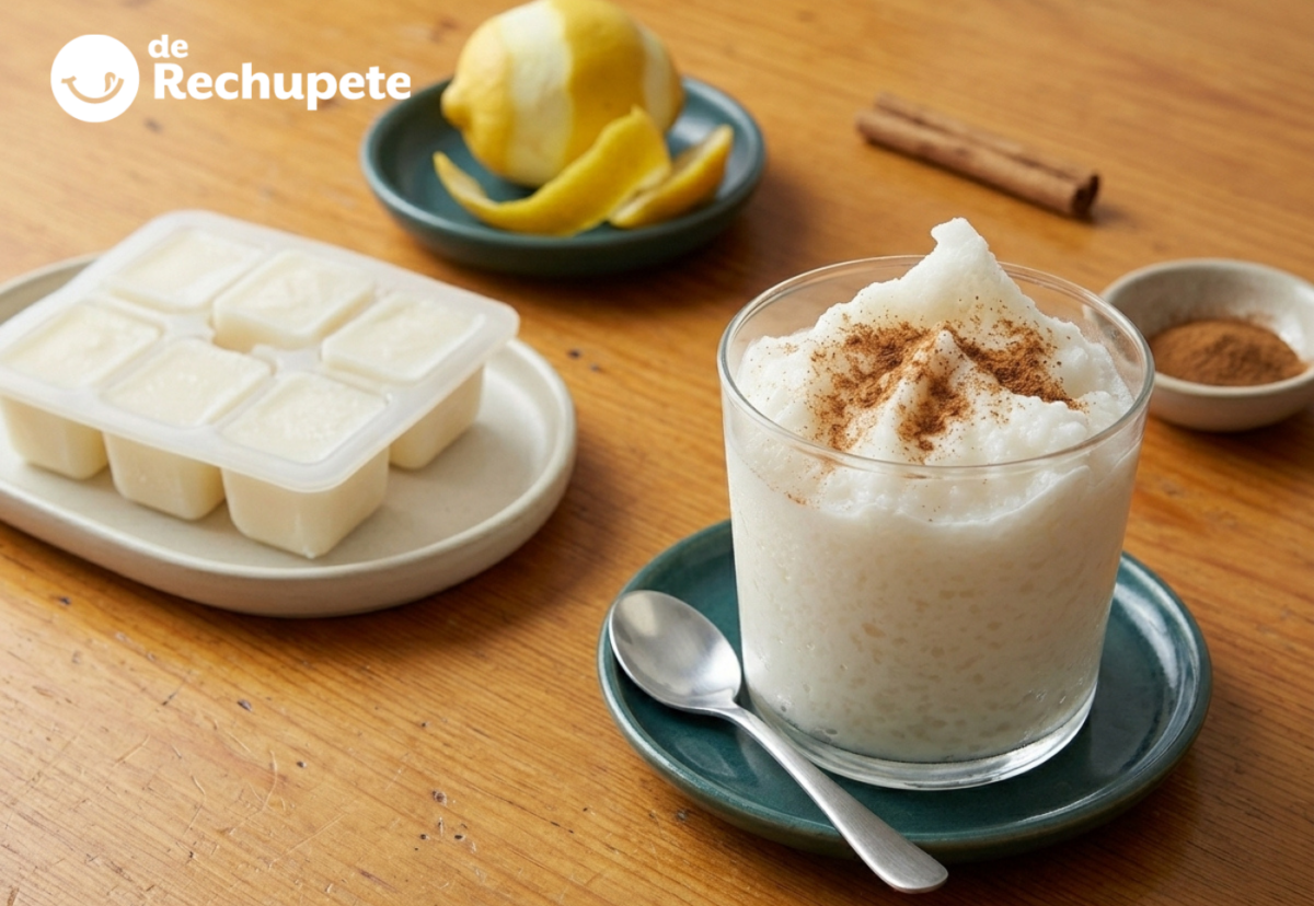 Leche rizada granadina, un postre diferente