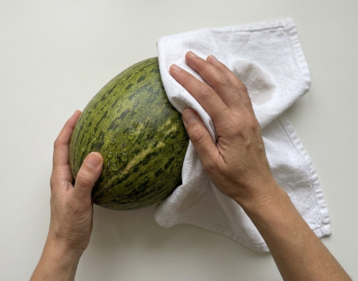 Melón con jamón clásico, la versión sencilla de toda la vida