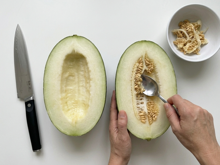 Melón con jamón clásico, la versión sencilla de toda la vida