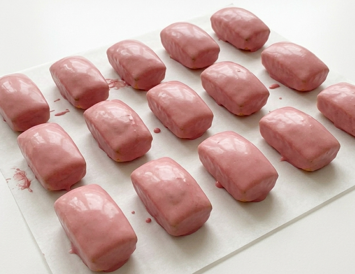 Pantera Rosa casera, el pastelito relleno con cobertura crujiente