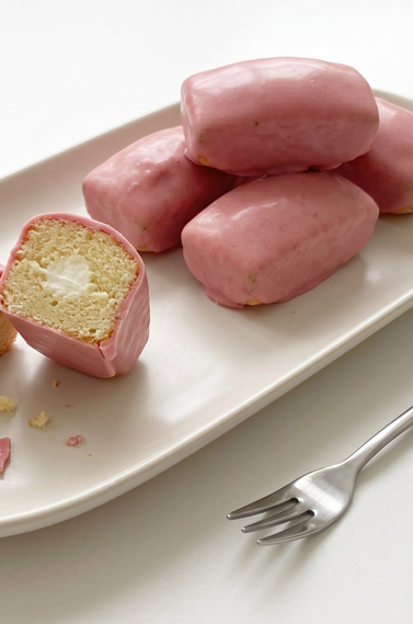Pantera Rosa casera, el pastelito relleno con cobertura crujiente