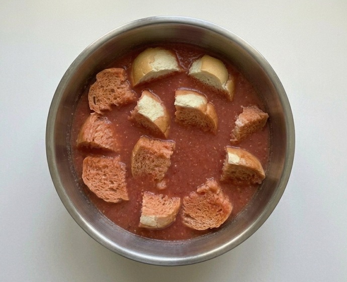 Salmorejo cordobés casero. Receta andaluza fácil paso a paso