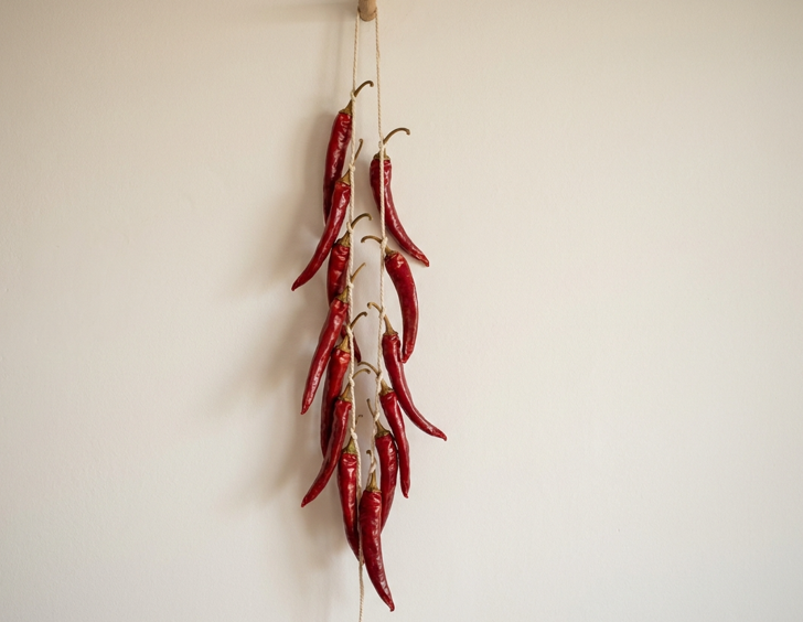 Cómo secar pimientos para emplear en la cocina