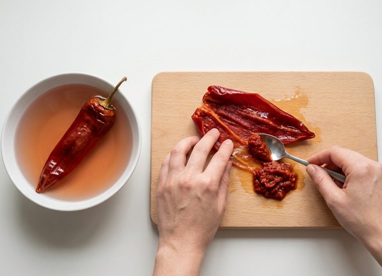Cómo secar pimientos para emplear en la cocina