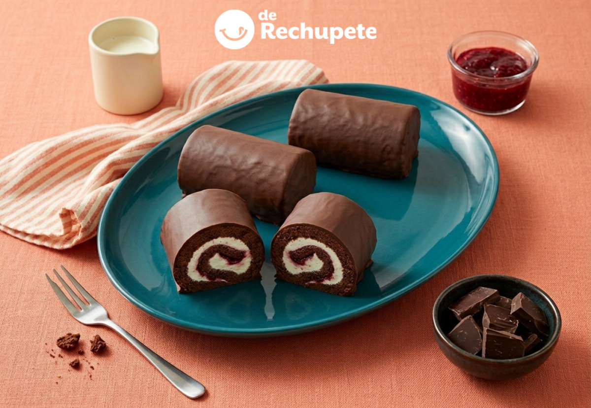 Tigretón casero, con bizcocho fino y cobertura de chocolate crujiente