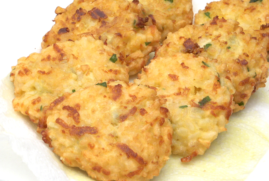 Tortitas de arroz fáciles y crujientes. Receta de aprovechamiento.