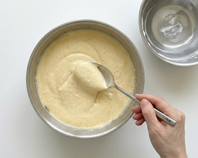 Twinkies caseros o Bucaneros de vainilla, con su relleno blanco