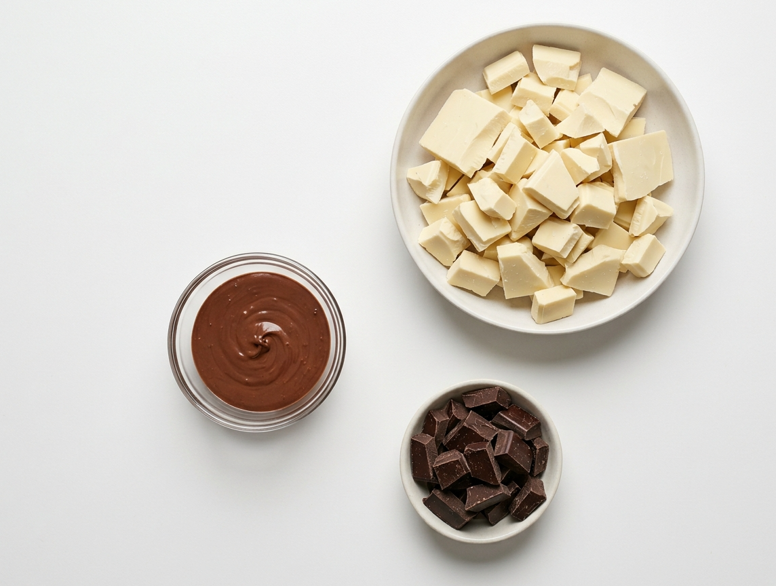 Zebras rellenas de cacao, con su cobertura blanca y las rayas de chocolate