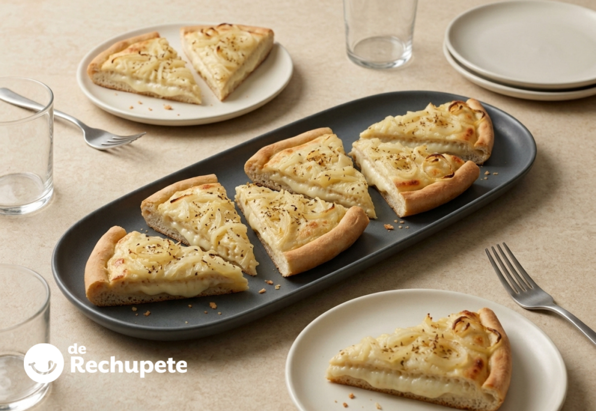 Fugazzeta argentina: la pizza rellena de queso y cubierta de cebolla