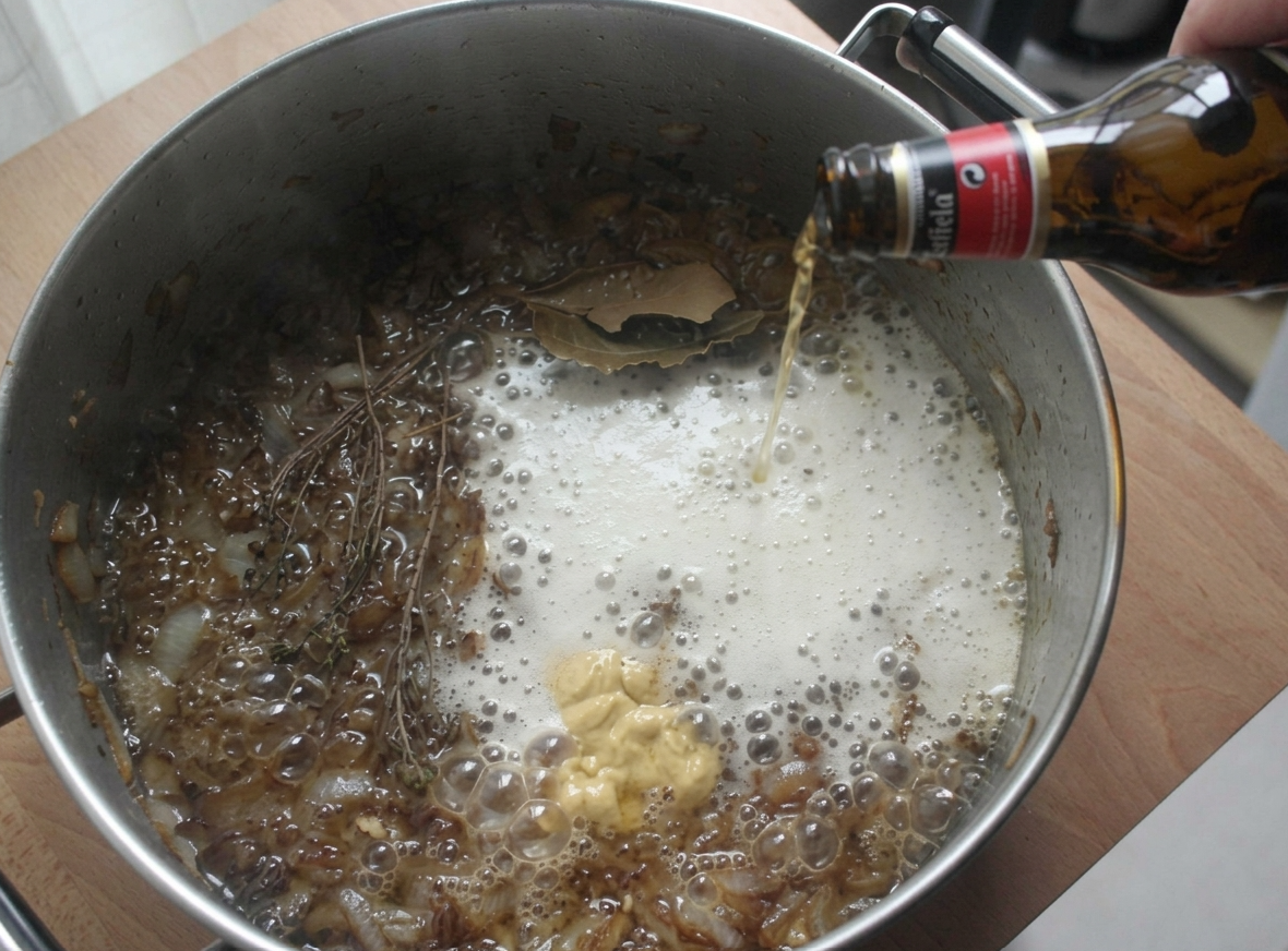 Muslos de pollo a la cerveza. Receta fácil y jugosa