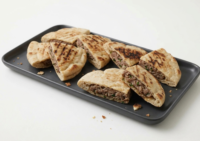 Arayes, las «empanadas» de carne de Oriente Próximo hechas con pan de pita