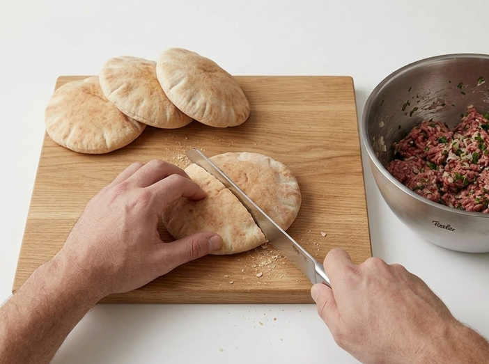 Arayes, las «empanadas» de carne de Oriente Próximo hechas con pan de pita