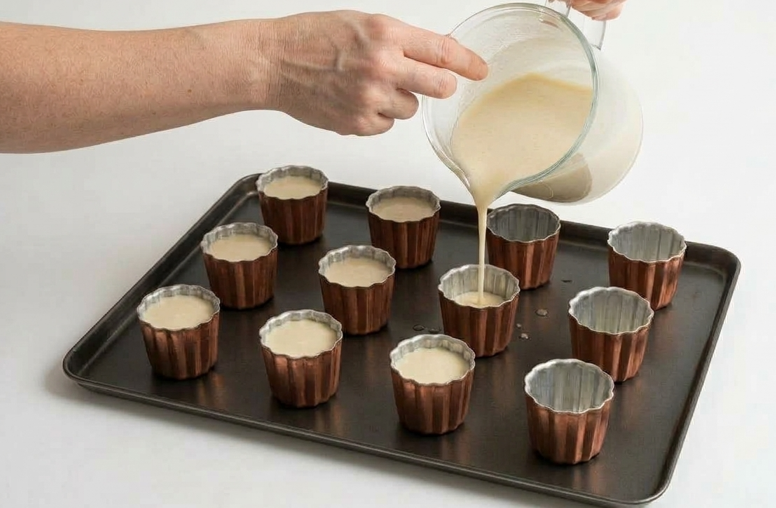 Canelés de Burdeos: corteza caramelizada y corazón cremoso