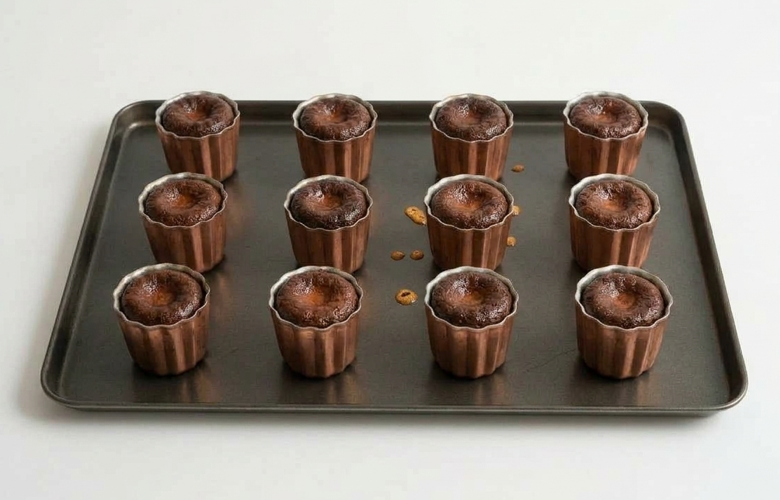 Canelés de Burdeos: corteza caramelizada y corazón cremoso