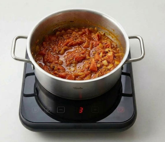 Chana dal: garbanzos partidos con sofrito indio de tomate y especias