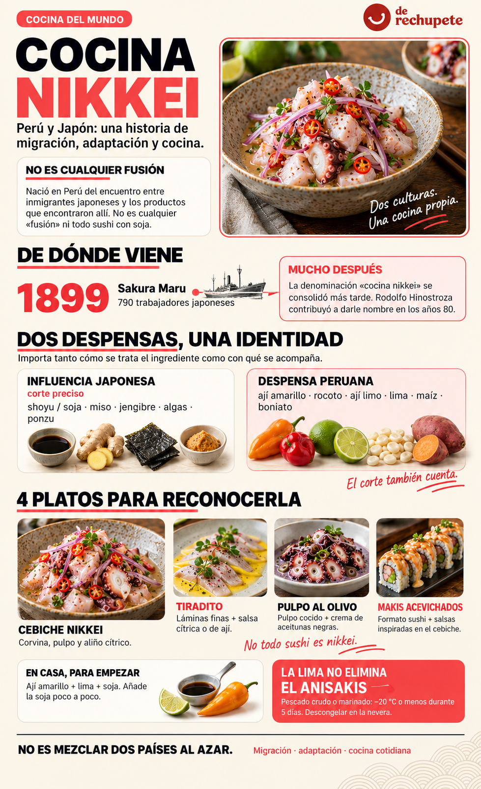Cocina nikkei: qué es y cómo se encontraron los sabores de Perú y Japón