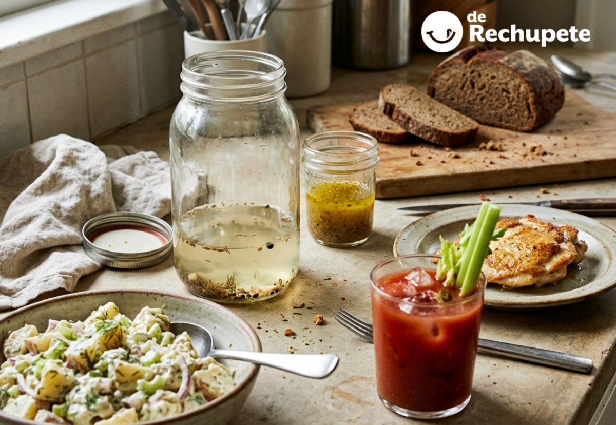 Cómo aprovechar el jugo de los pepinillos: ideas para usar la salmuera en cocina