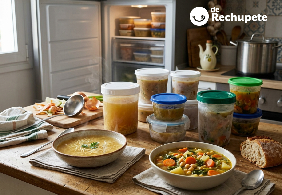 ¿Se pueden congelar las sopas y los caldos? Cómo hacerlo bien y cómo descongelarlos