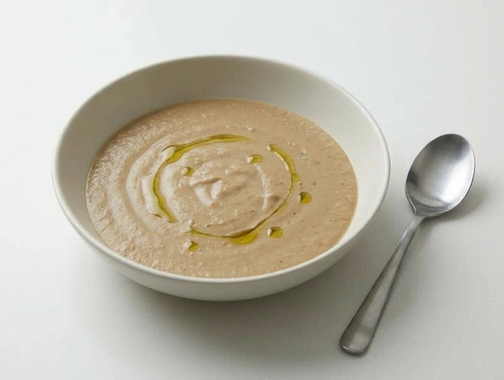 Crema fría de lentejas con verduras, fácil y sabrosa