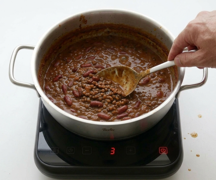 Dahl Makhani: urad negro y rajma cocinados despacio