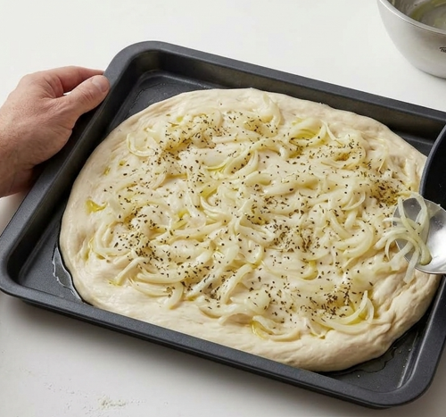 Figazza uruguaya: pizza de cebolla al estilo de Montevideo