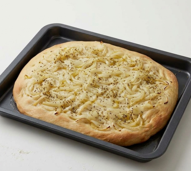 Figazza uruguaya: pizza de cebolla al estilo de Montevideo