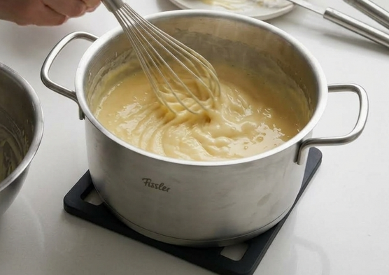 Galatopita griega sin filo, el pastel de leche de Mani