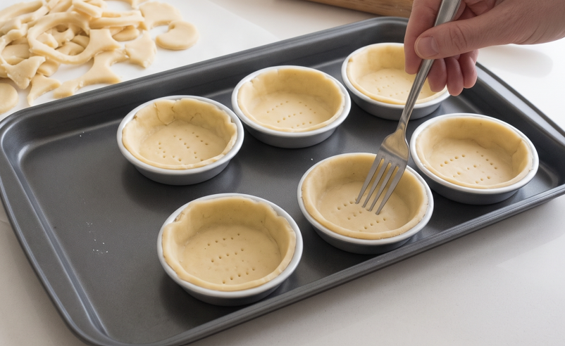 Hokkaido cheese tart. Tartaletas japonesas de queso cremoso
