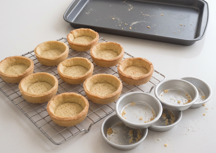 Hokkaido cheese tart. Tartaletas japonesas de queso cremoso