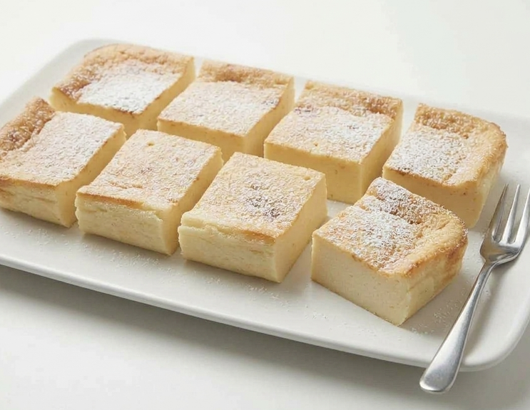 Lattaiolo toscano, el postre de leche y huevo que se corta en cuadrados