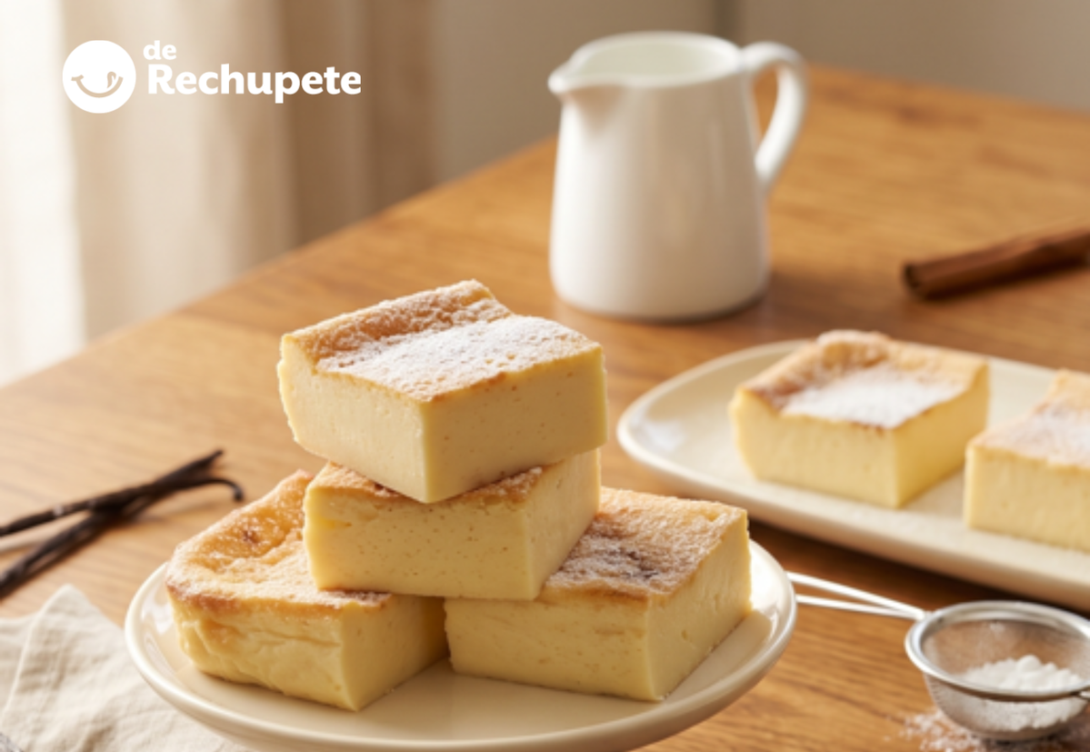 Lattaiolo toscano, el postre de leche y huevo que se corta en cuadrados