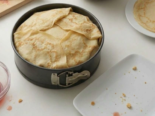 Le Courchevel crepe cake, la tarta francesa envuelta en crepes